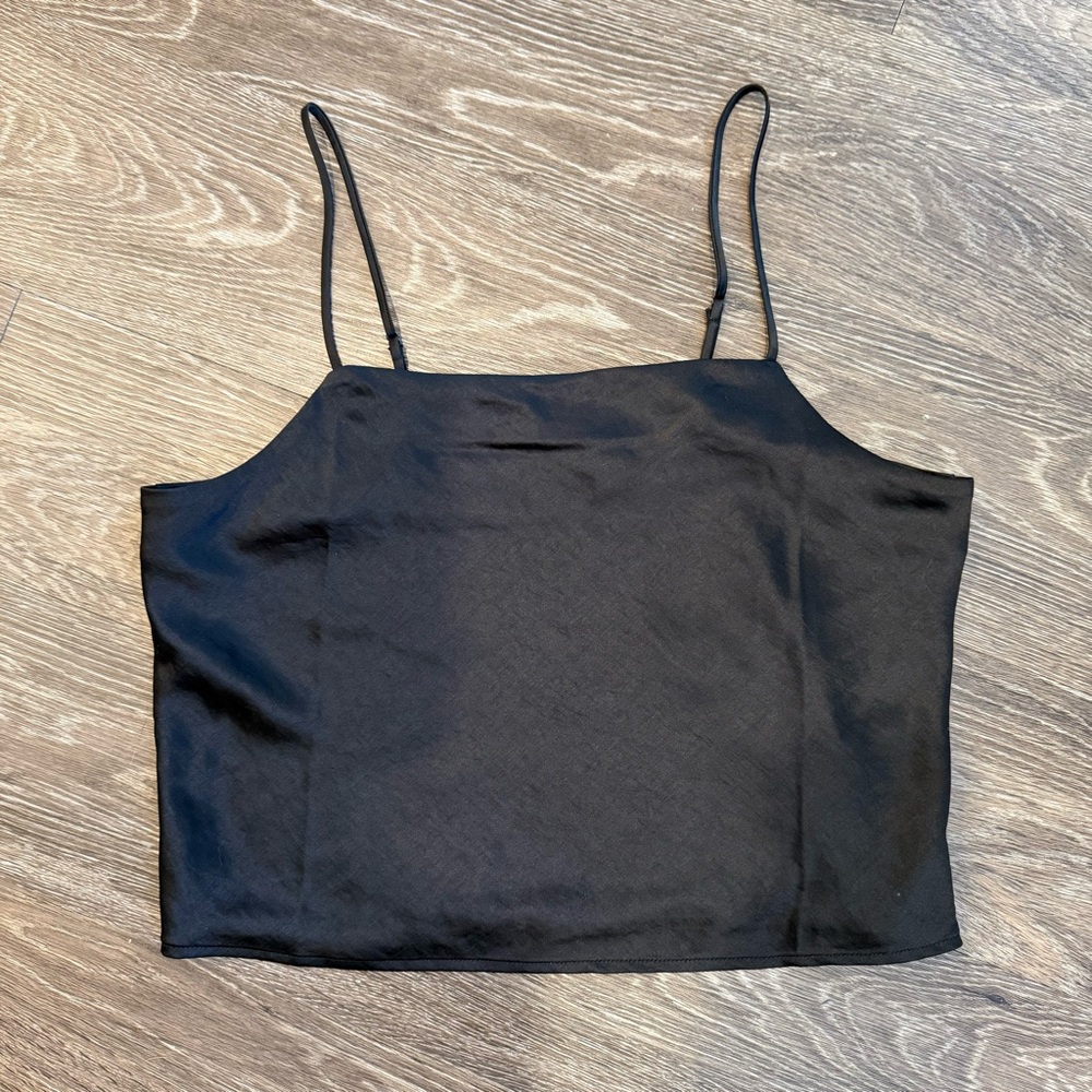 Madewell Satin Square Neck Cami